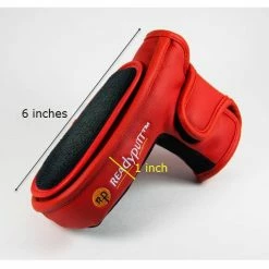 ReadyPutt Blade Mid-Mallet Putter Head Cover With Ball Cleaner - Red -GOLF CLUB COVERS Sales Mid Mallet 3 34860971 e20b 4e9c ad3b 2e347600657c