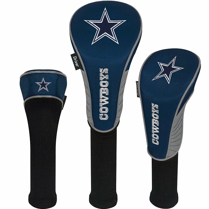 Team Golf NFL 3 Pack Headcover Set - Team Effort 3 Team Golf NFL 3 Pack Headcover Set - Team Effort
