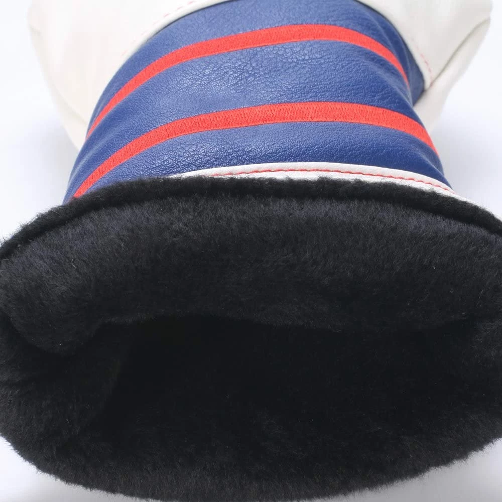 HNM Golf Volf Golf Red White Blue Leather Spider Headcovers 11 HNM Golf Volf Golf Red White Blue Leather Spider Headcovers - Image 9