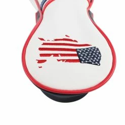 HNM Golf Volf Golf Red White Blue Leather USA Headcovers -GOLF CLUB COVERS Sales VolfGolfHeadcovers USADriver3