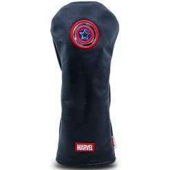 Volvik Marvel Leather Driver Headcovers -GOLF CLUB COVERS Sales Volvik MarvelCaptAmericaLeatherHeadcover0