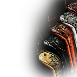Hireko Snake 460cc Driver Headcover -GOLF CLUB COVERS Sales description 2 SNAKES