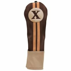 Hireko Sahara Retro Vintage #X Fairway Wood Headcovers 18 Hireko Sahara Retro Vintage #X Fairway Wood Headcovers -GOLF CLUB COVERS Sales fw x hc chocolate mocha