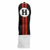 Hireko Sahara Retro Vintage Hybrid Headcovers -GOLF CLUB COVERS Sales hy hc black red